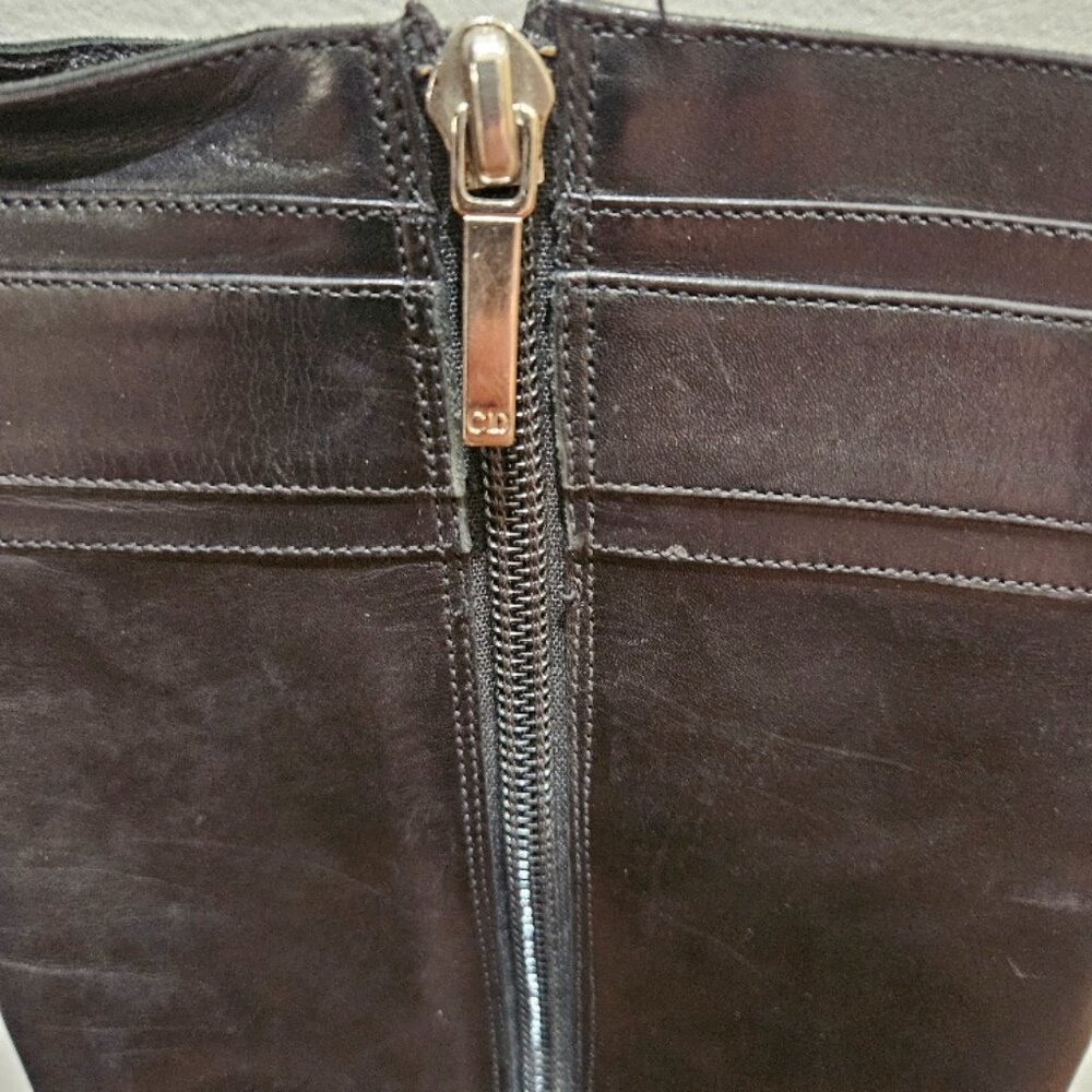 Christian Dior Black Leather Boots - Picture 7 of 10